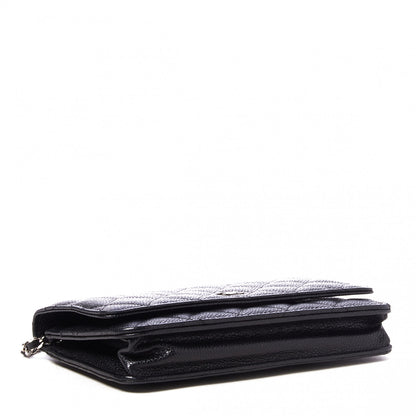 Chanel Caviar Quilted Wallet On Chain WOC Black 3 of 10