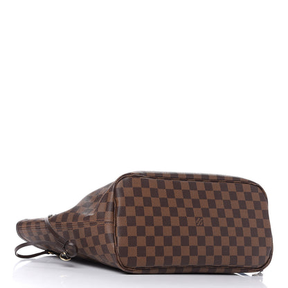 Louis Vuitton Damier Ebene Neo Neverfull MM Rose Ballerine 5 of 11