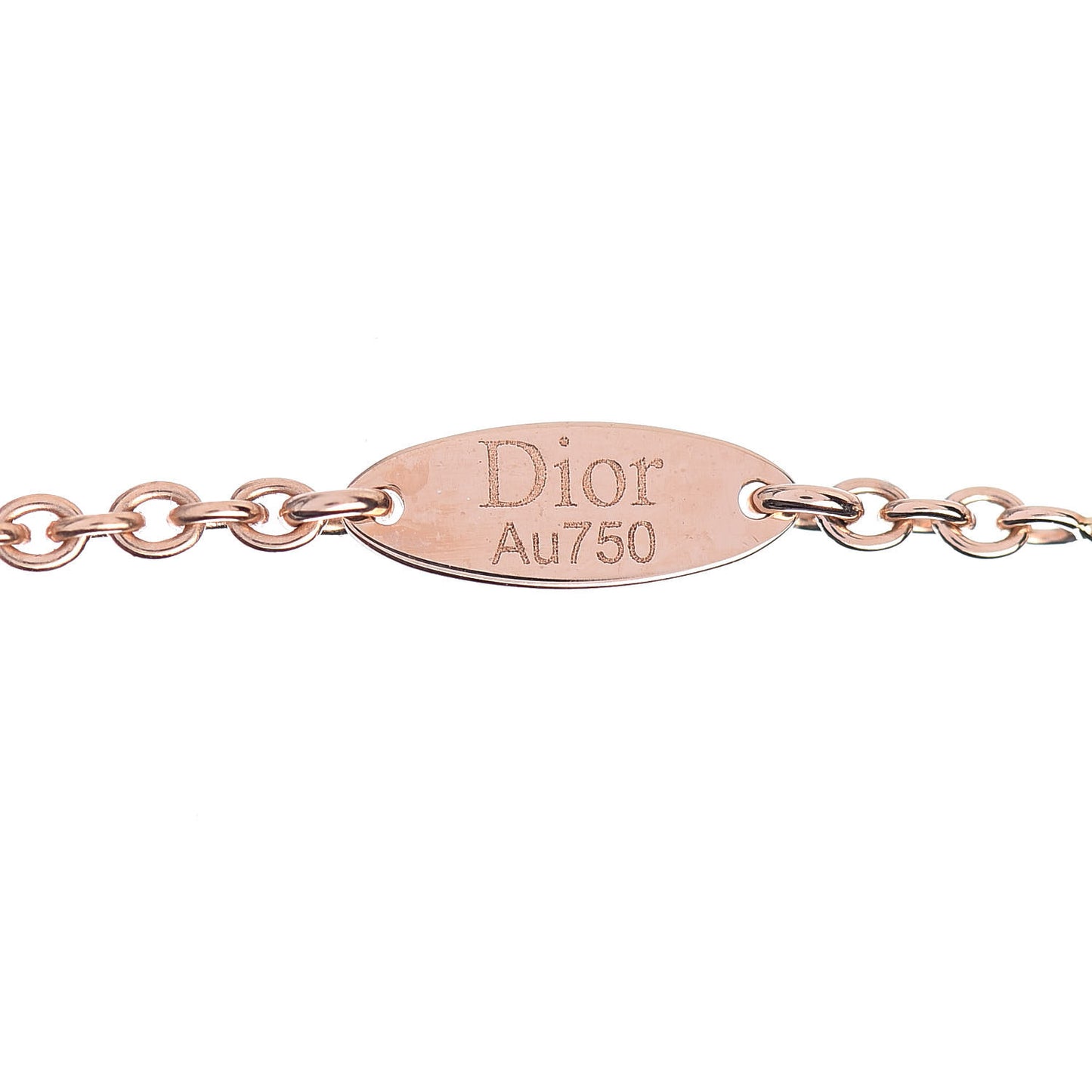 18K Rose Gold Diamond Black Onyx Rose Des Vents Necklace
