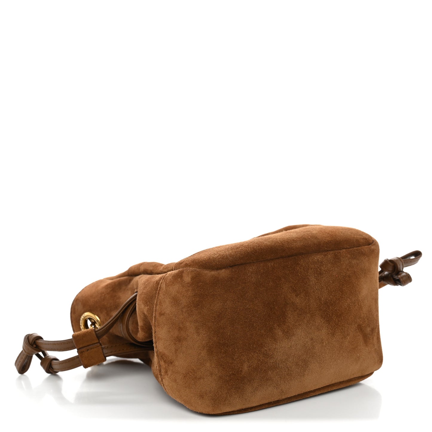Suede Calfskin Matelasse Monogram Mini Jamie Shoulder Pouch Bag Golden Leaf