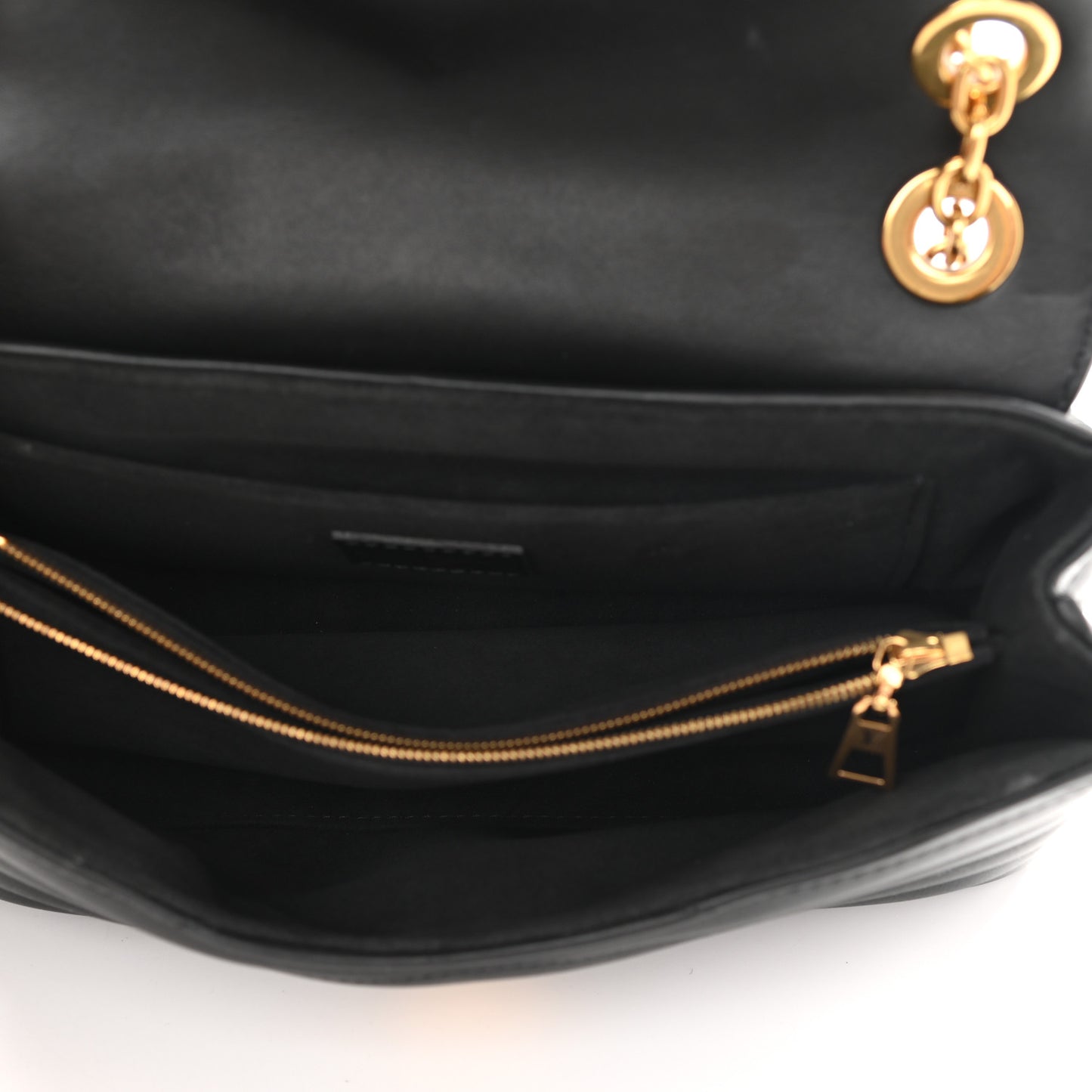 Calfskin LV New Wave Chain Bag Black