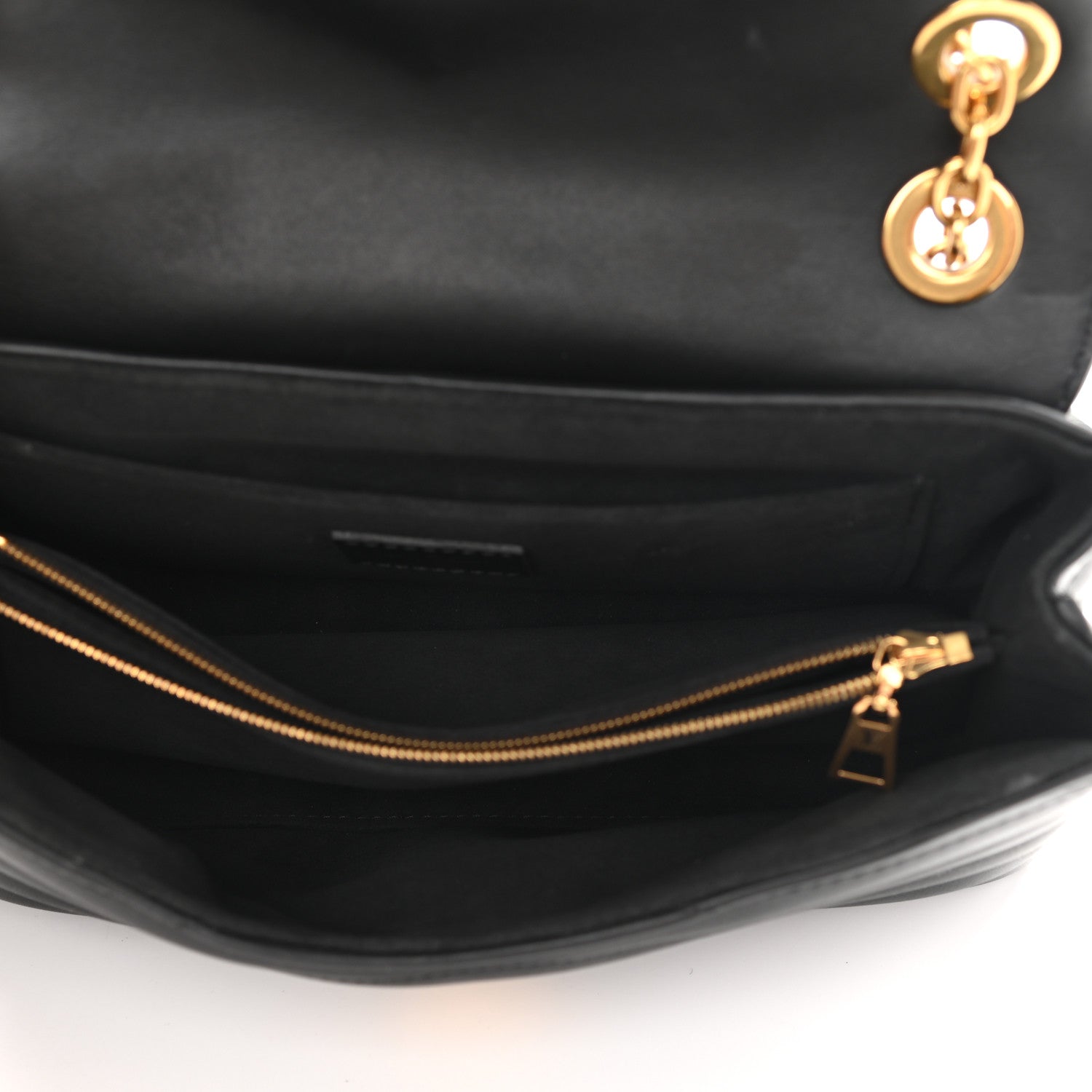 Louis Vuitton Calfskin LV New Wave Chain Bag Black 5 of 9