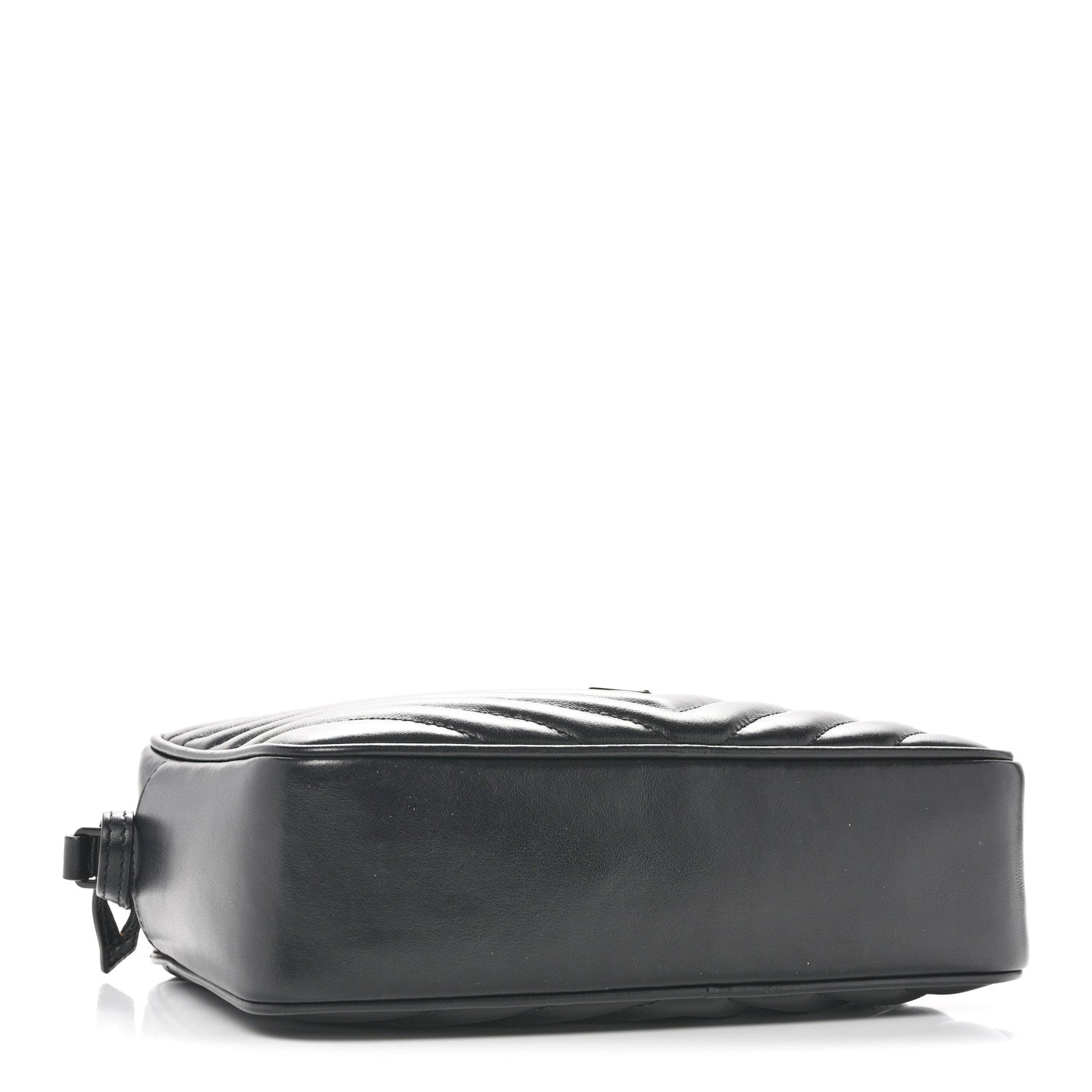 Saint Laurent Calfskin Matelasse Monogram Monochrome Lou Camera Bag Black 4 of 12