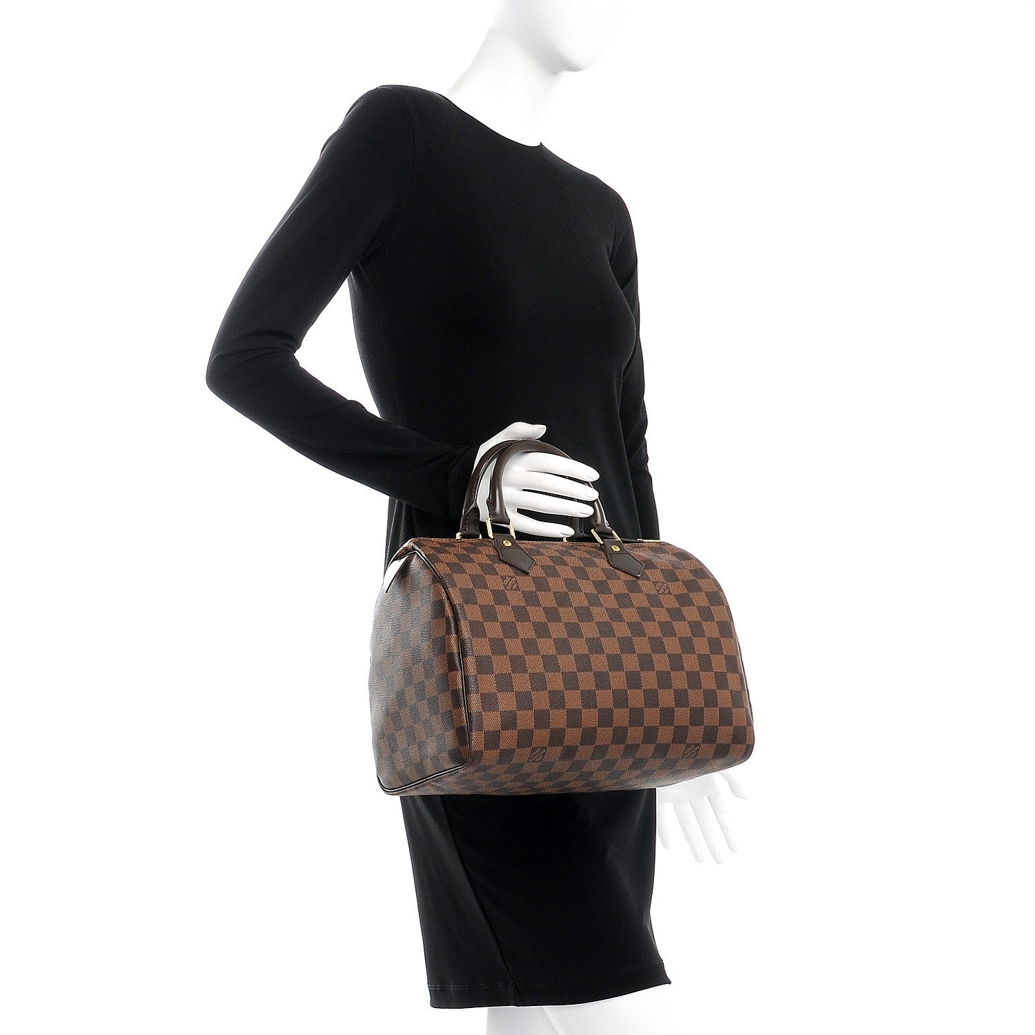 Louis Vuitton Damier Ebene Speedy 30 2 of 7