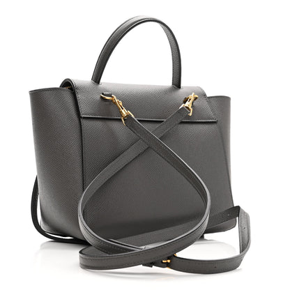 Celine Grained Calfskin Nano Belt Bag Grey 2 of 13