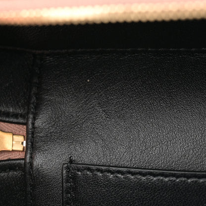 Saint Laurent Lambskin Quilted Mini Gaby Vanity Case Dark Toffee 12 of 14