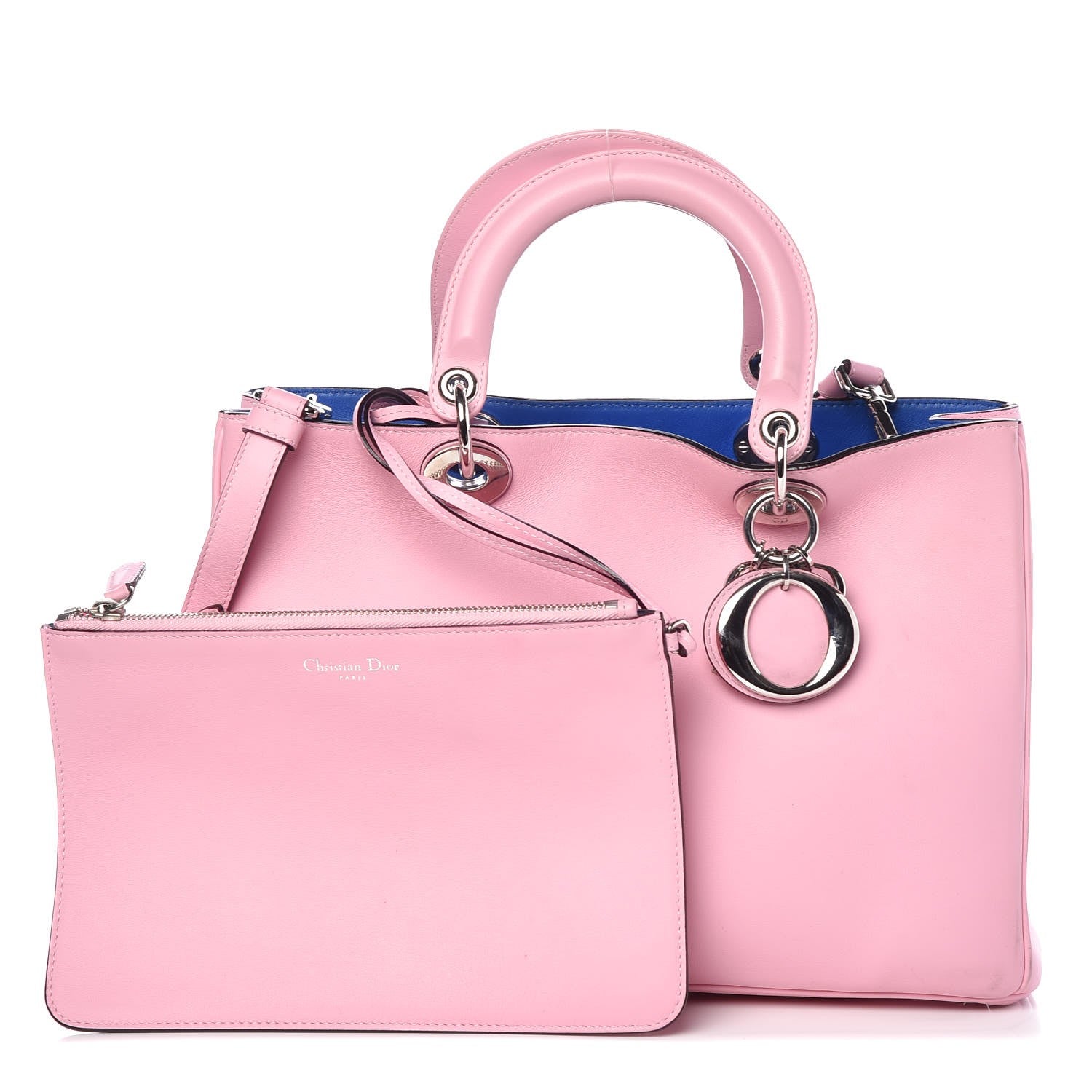 Christian Dior Smooth Calfskin Medium Diorissimo Rose Tendre 4 of 15