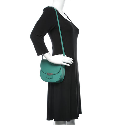 Celine Grained Calfskin Small Trotteur Cactus 2 of 8