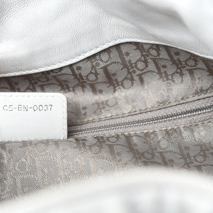 Christian Dior Lambskin Cannage Medium Dior Soft Hobo White 18 of 19