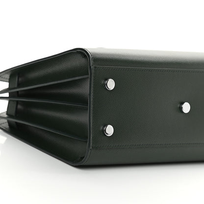 Saint Laurent Grained Calfskin Baby Sac De Jour Dark Pine 9 of 14