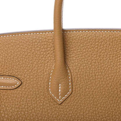 Hermes Togo Birkin 25 Natural Sable 30 of 37