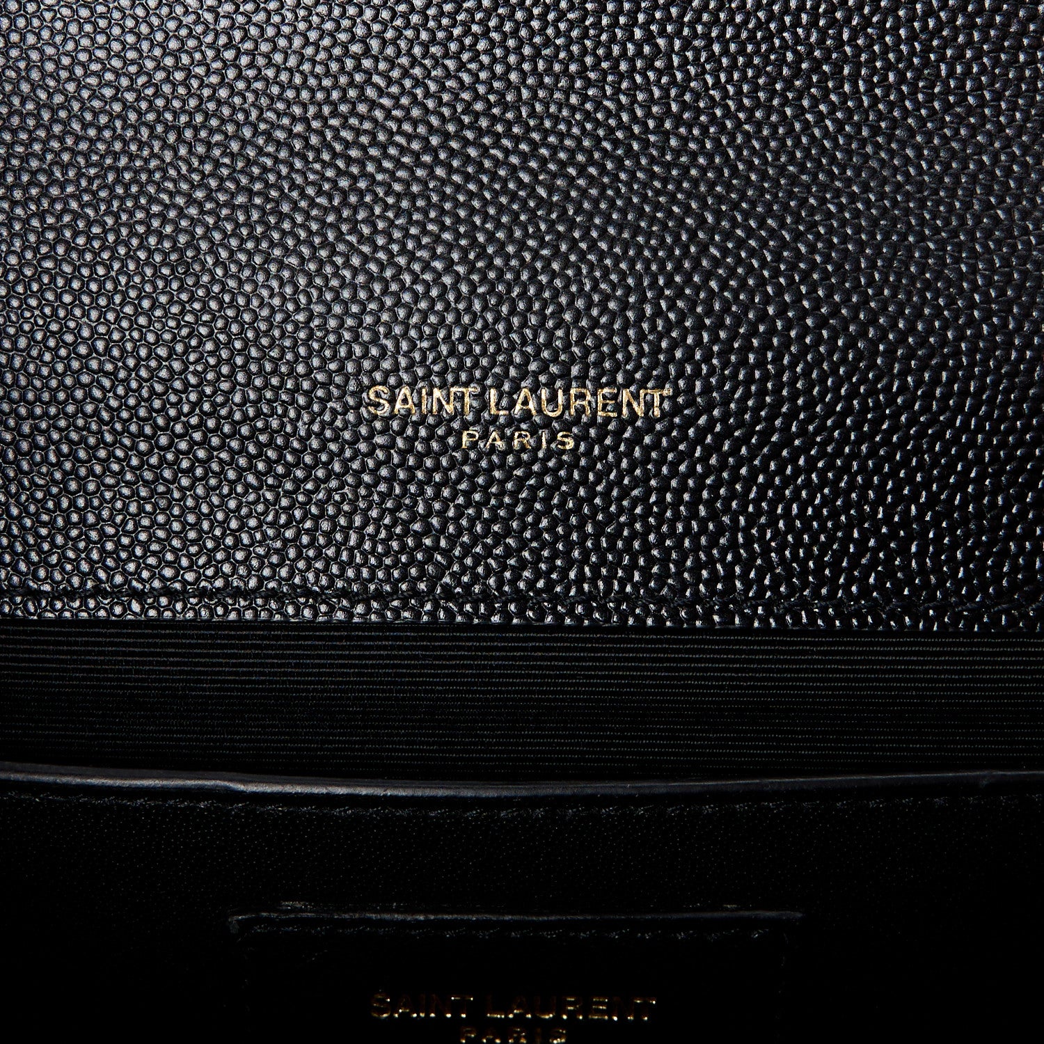 Saint Laurent Grain De Poudre Medium Classic Monogram Kate Satchel Black 6 of 11