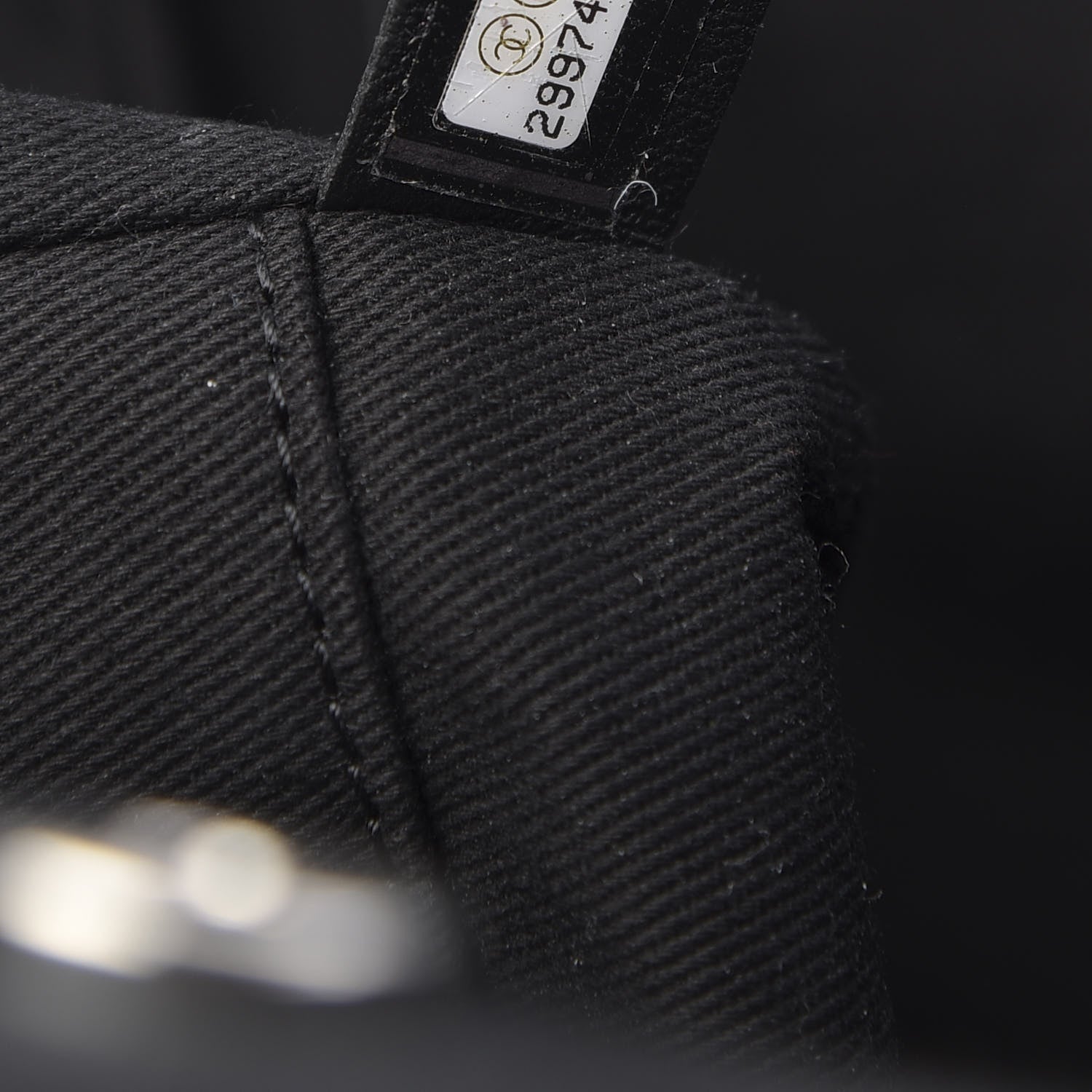 Chanel Canvas Pearl Medium Deauville Tote Black 8 of 12