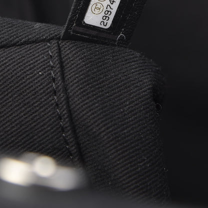 Chanel Canvas Pearl Medium Deauville Tote Black 8 of 12