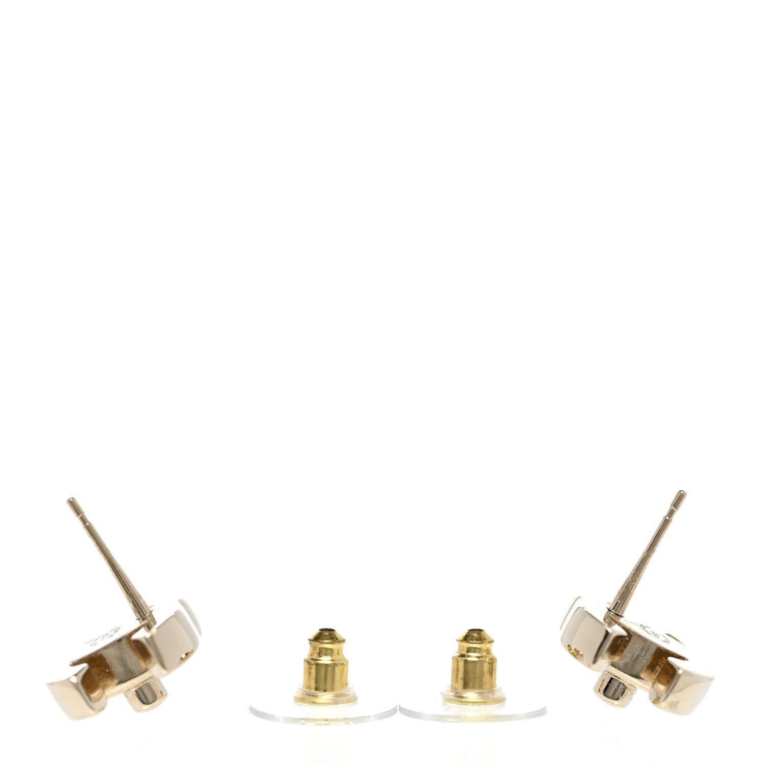 Chanel Metal CC Turnlock Earrings Gold 3 of 5