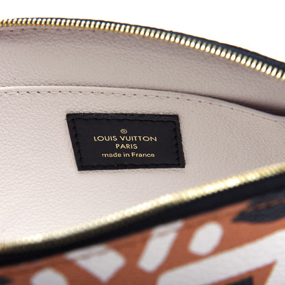 Louis Vuitton Monogram Giant Crafty Cosmetic Pouch Crème Caramel 6 of 7