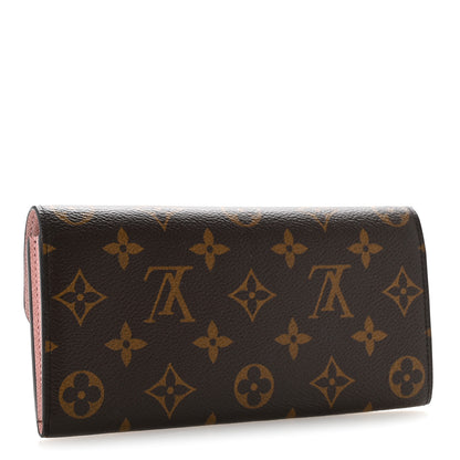 Louis Vuitton Monogram Emilie Wallet Rose Ballerine 3 of 10