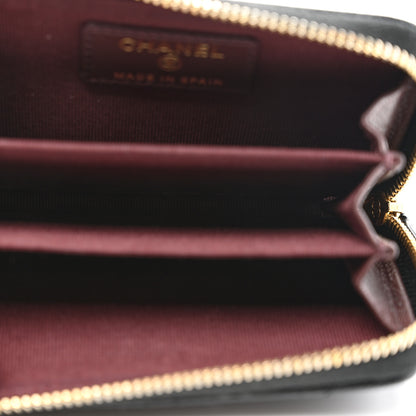 Chanel Caviar Quilted Classic Zipped Coin Purse Black 5 of 8