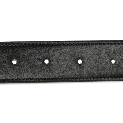 Hermes Box Togo 32mm H Belt 90 36 Black Etain 4 of 6
