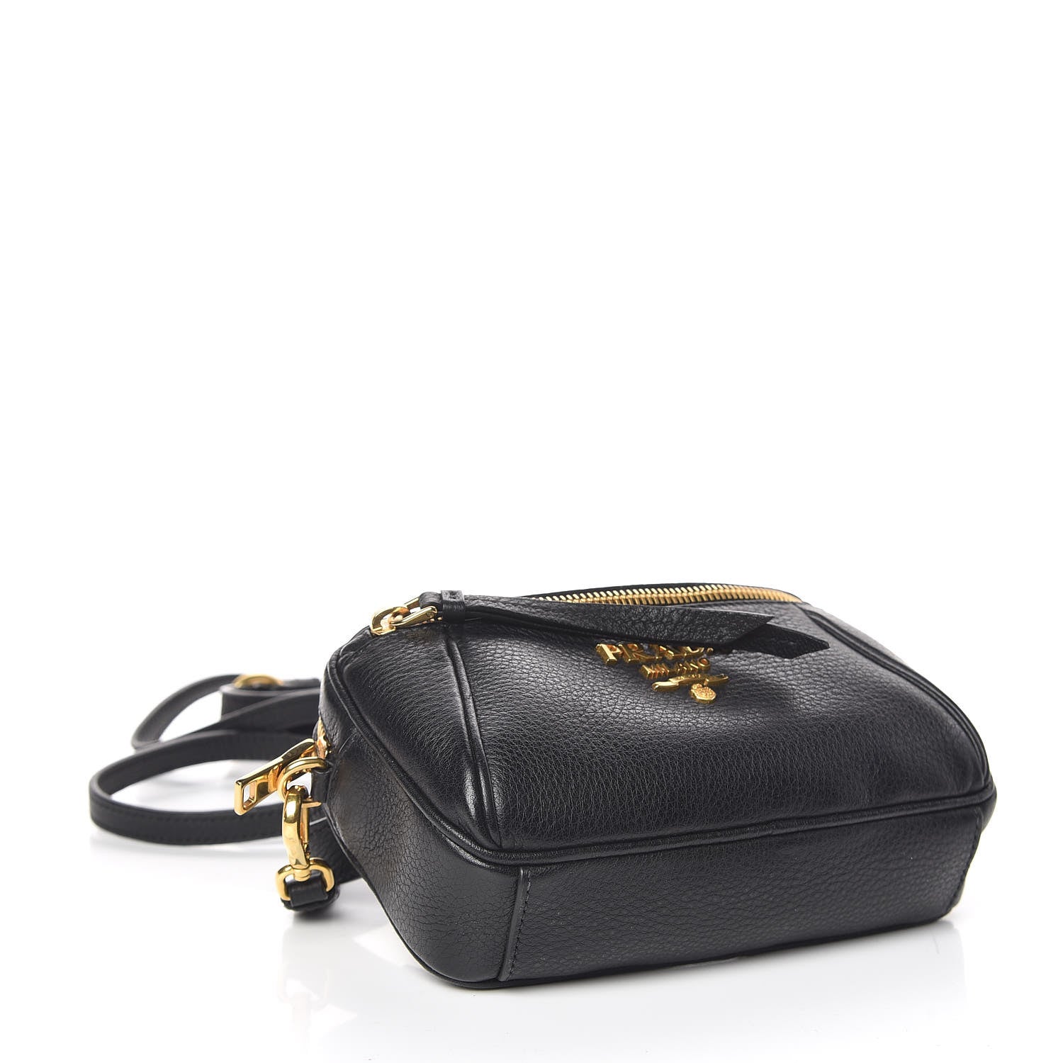 Prada Vitello Daino Belt Bag Black 4 of 9