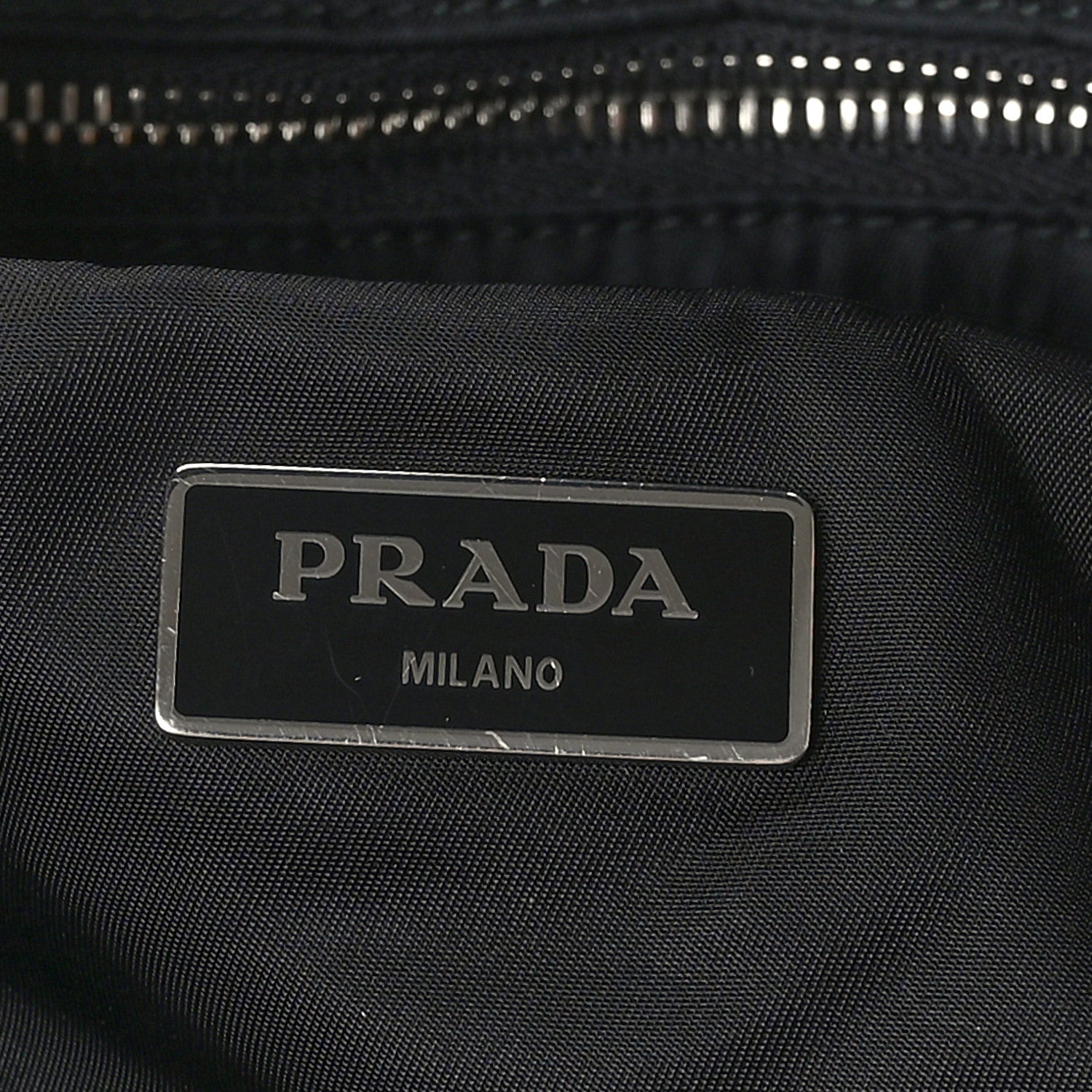Prada Re-Nylon Nappa Triangle Quilted Padded Small Double Handled Zip Tote Black 6 of 8