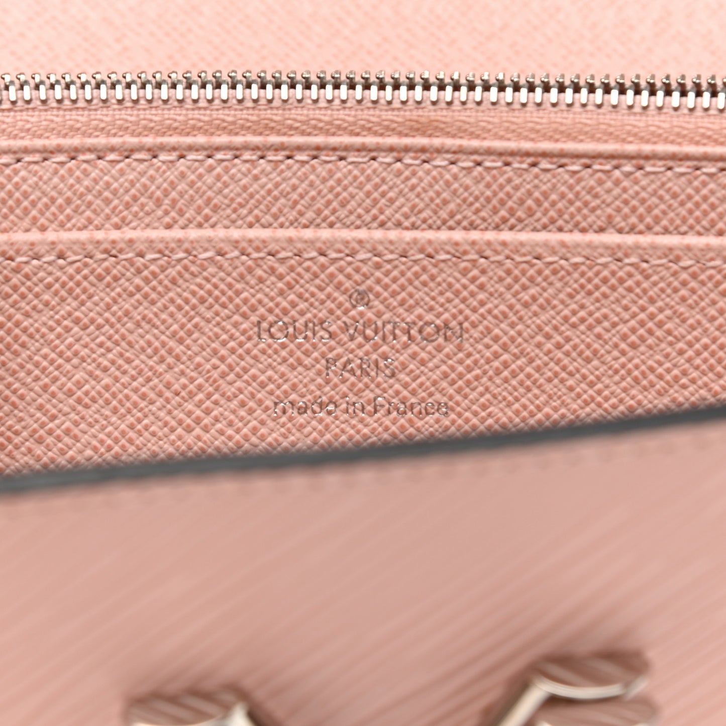 Epi Twist Wallet Rose Ballerine