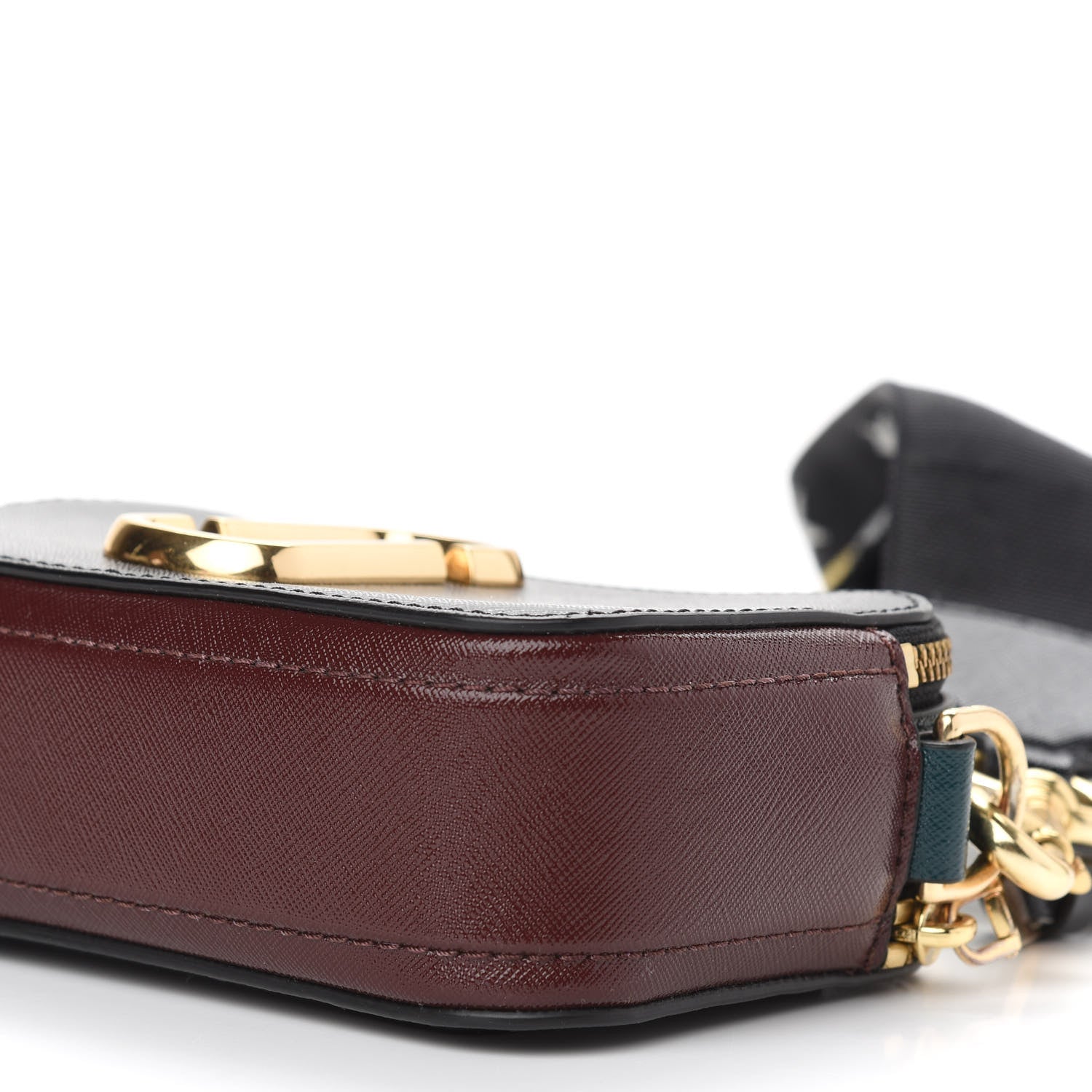 Marc Jacobs Saffiano Small Snapshot Camera Bag Black Multi 9 of 9