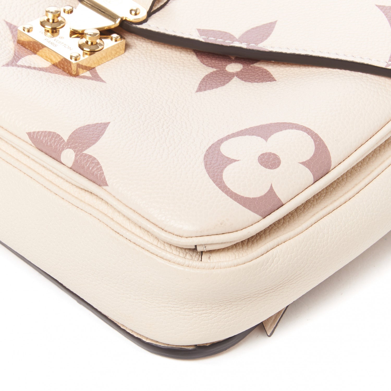 Louis Vuitton Empreinte Monogram Giant Pochette Metis Creme Bois De Rose 4 of 8