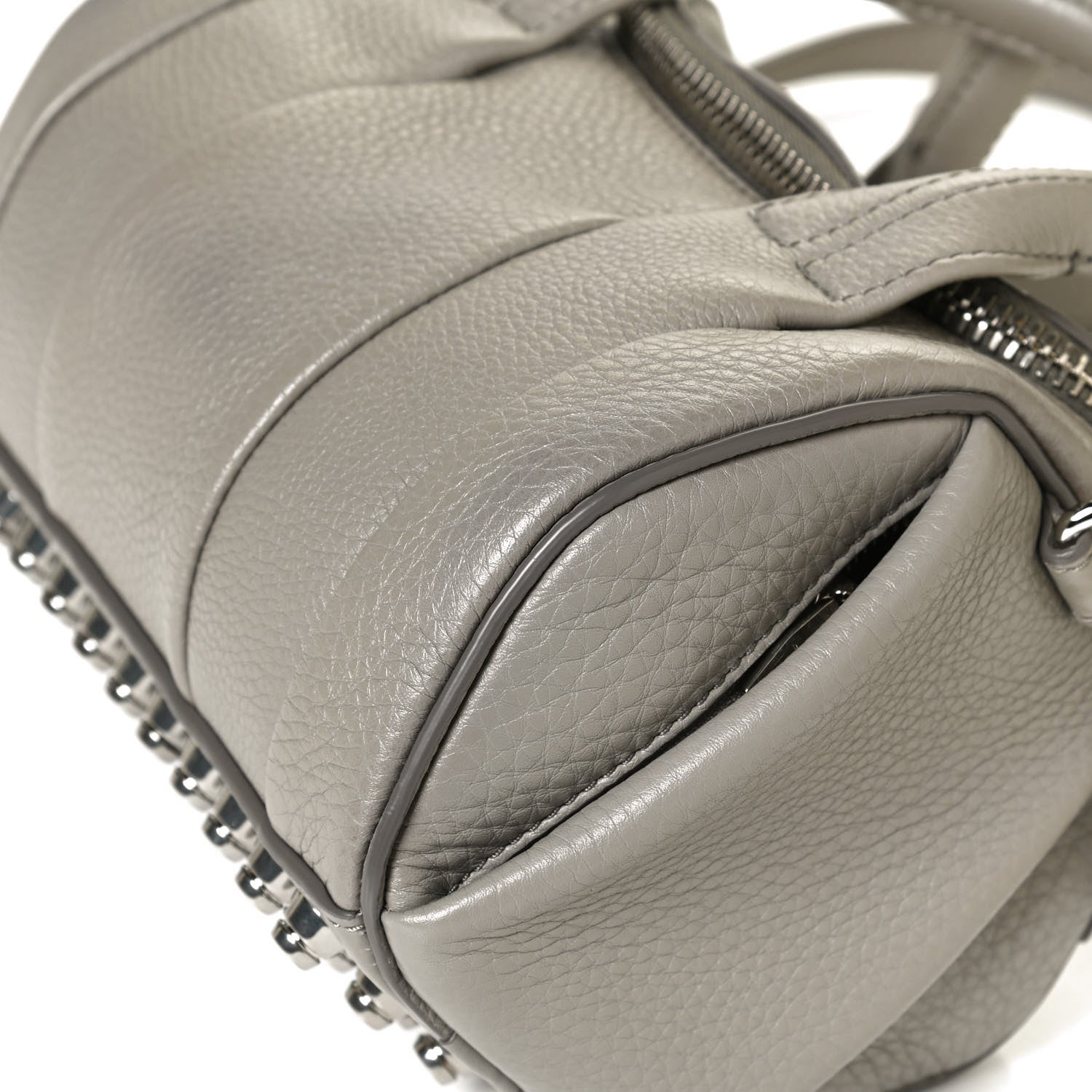 Alexander Wang Pebbled Lambskin Mini Rockie Mink Silver Hardware 7 of 12