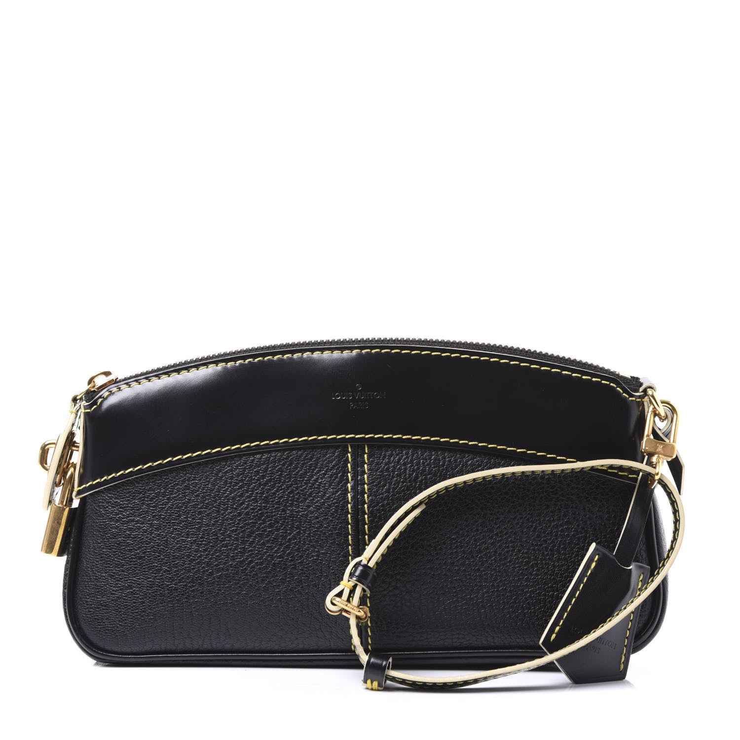 Louis Vuitton Suhali Lockit Clutch Black 1 of 9
