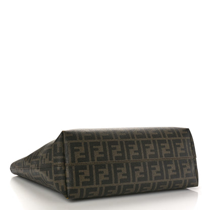 Fendi Zucca Spalmati Small Roll Tote Tobacco Moro 4 of 9