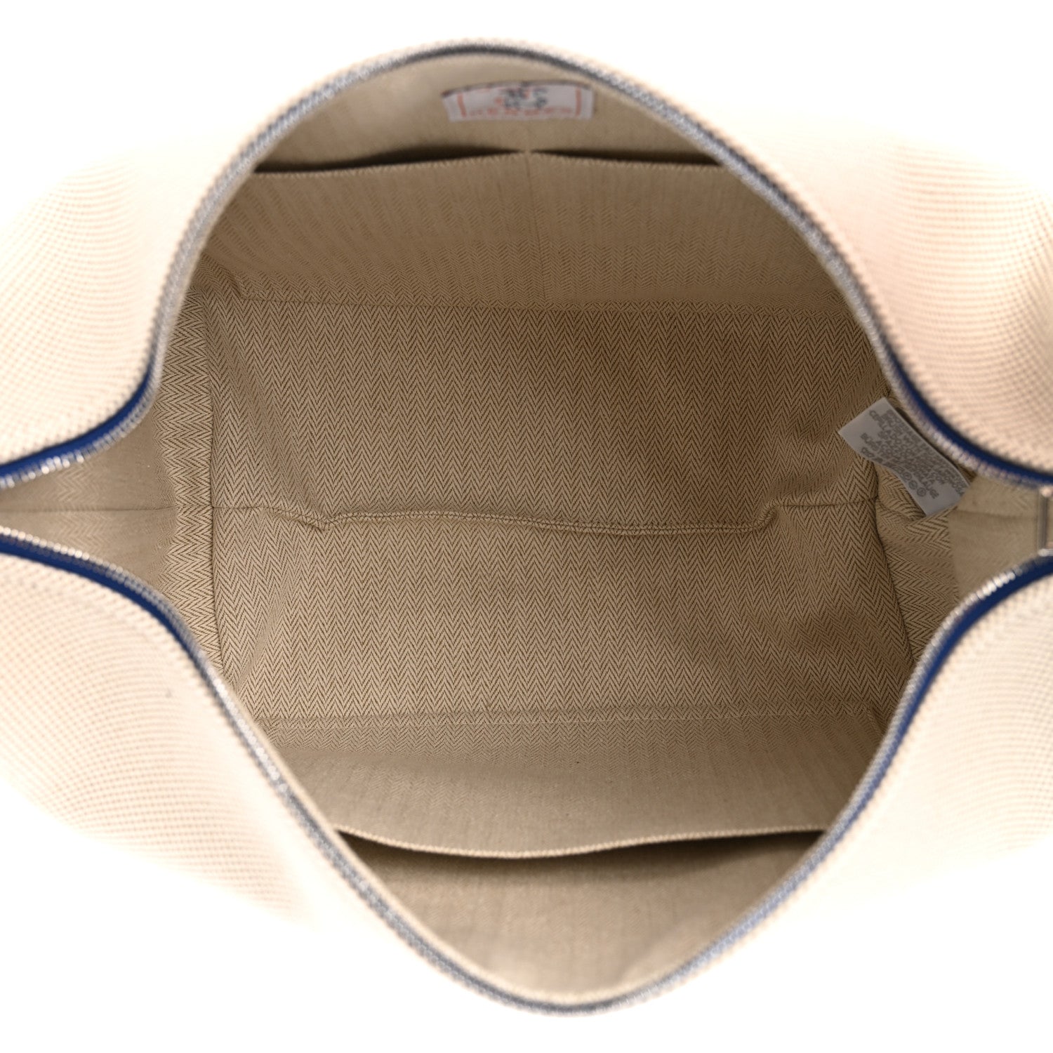Hermes Canvas Large Bride-A-Brac Cabriole Case Bleu Nattier 5 of 12