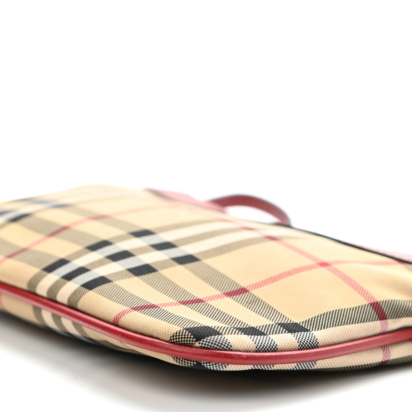 Horseferry Check Peyton Crossbody Clutch Bag Parade Red
