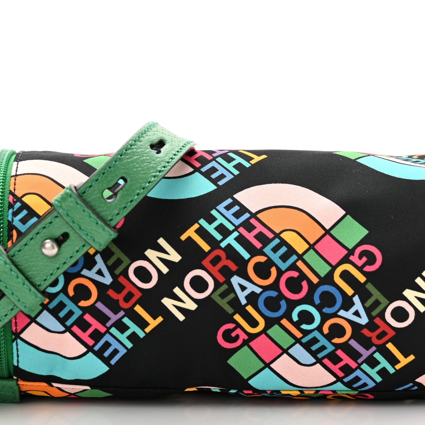 X THE NORTH FACE Econyl Nylon Barrel Shoulder Bag Black Multicolor