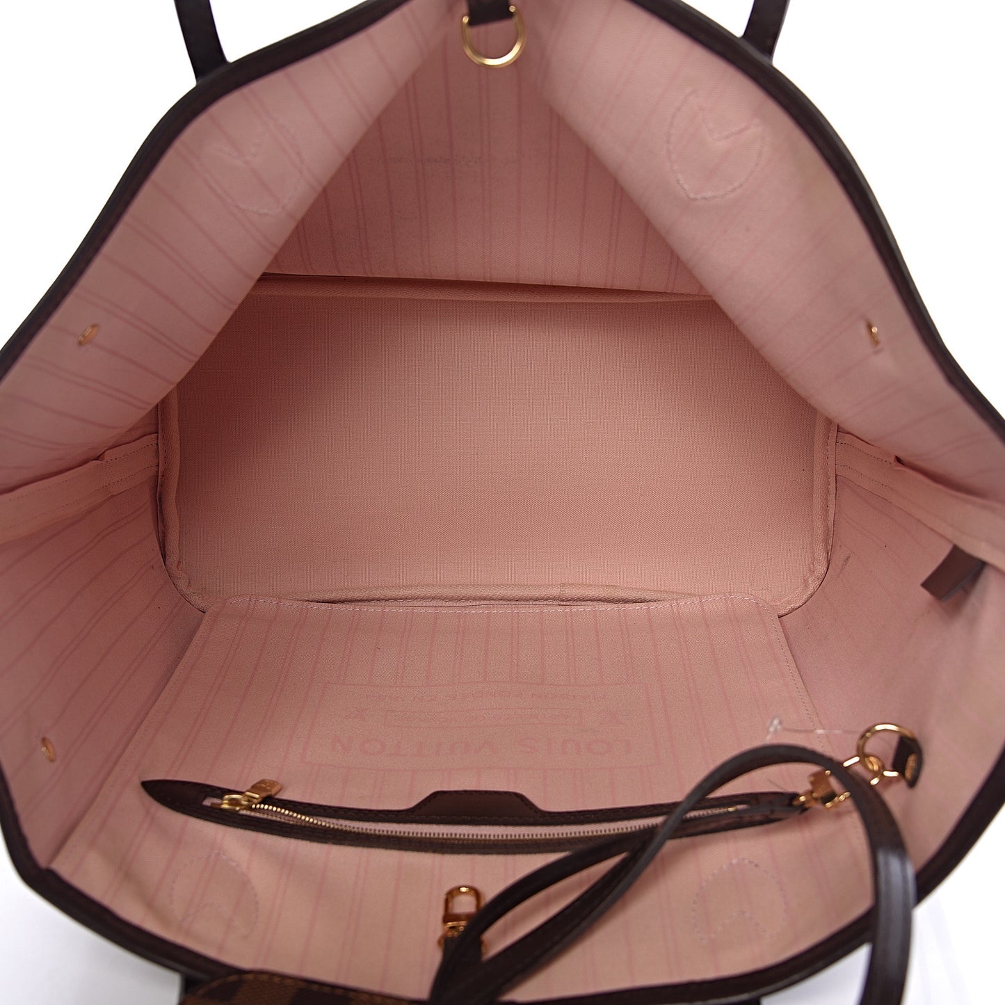 Damier Ebene Neo Neverfull MM Rose Ballerine