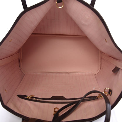 Louis Vuitton Damier Ebene Neo Neverfull MM Rose Ballerine 6 of 13