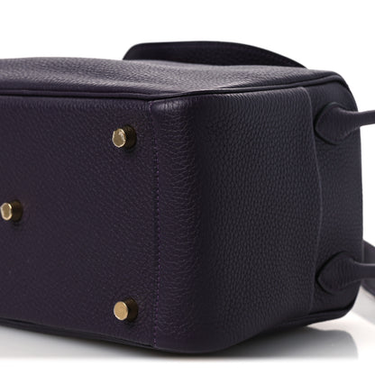 Hermes Taurillon Clemence Lindy 26 Raisin 10 of 11