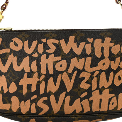 Louis Vuitton Monogram Graffiti Pochette Accessories Peach 7 of 11