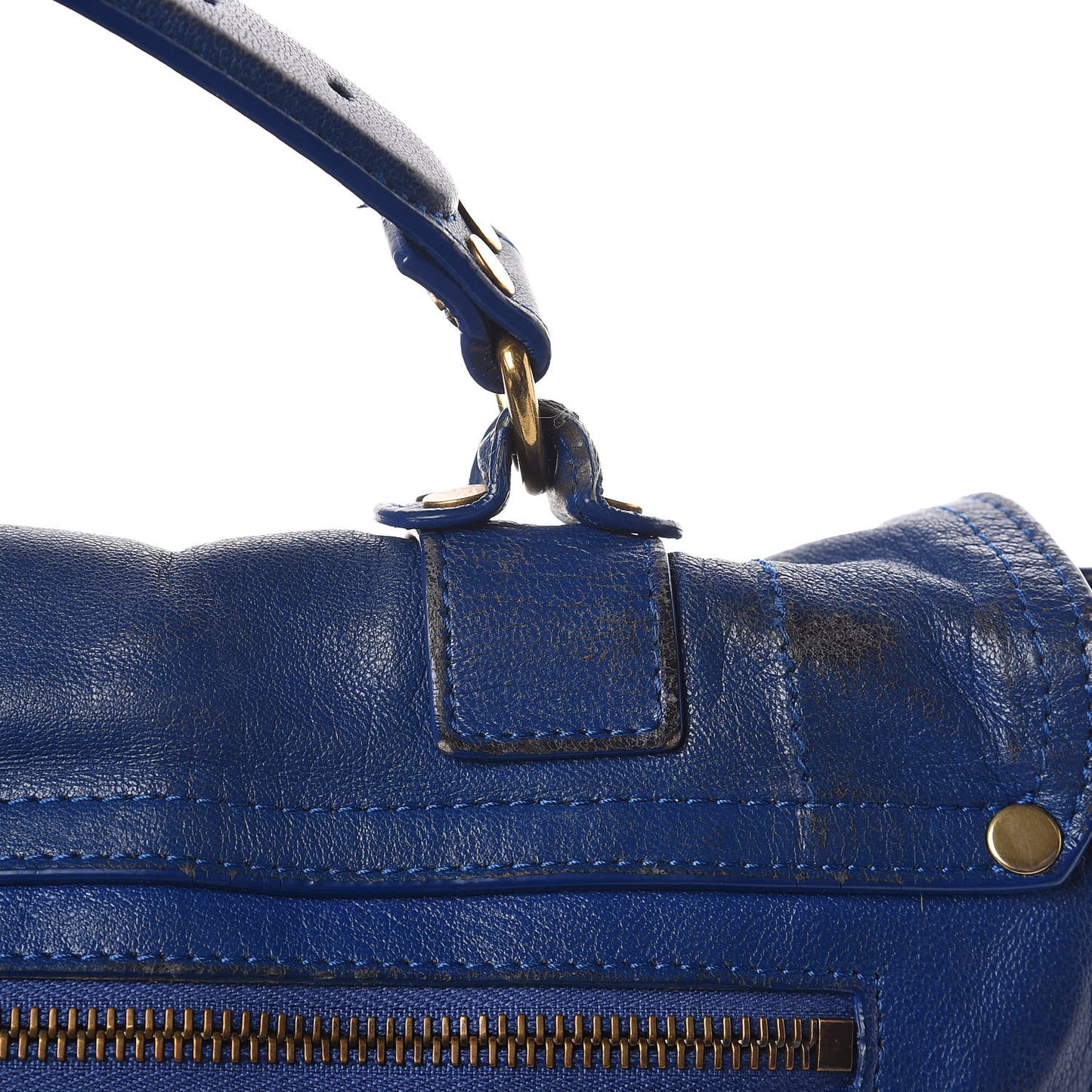 Lambskin Medium PS1 Satchel Royal Blue