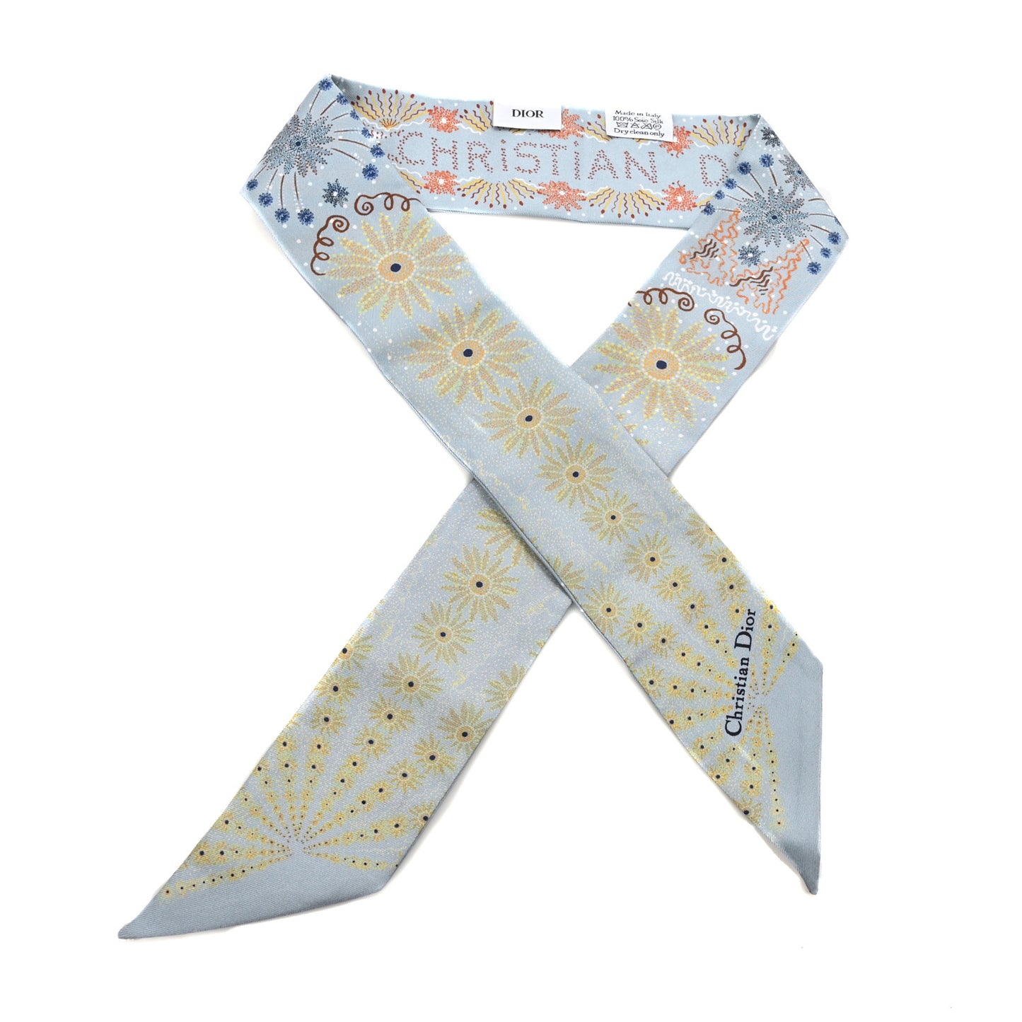 Silk Mitzah Scarf Multicolor