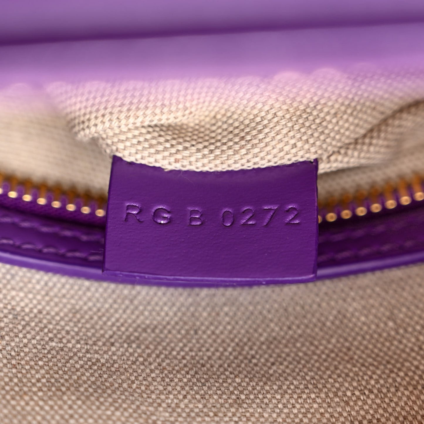 Shiny Lord Calfskin Mini Antigona Ultraviolet