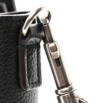 Celine Drummed Calfskin Nano Luggage Black 12 of 14