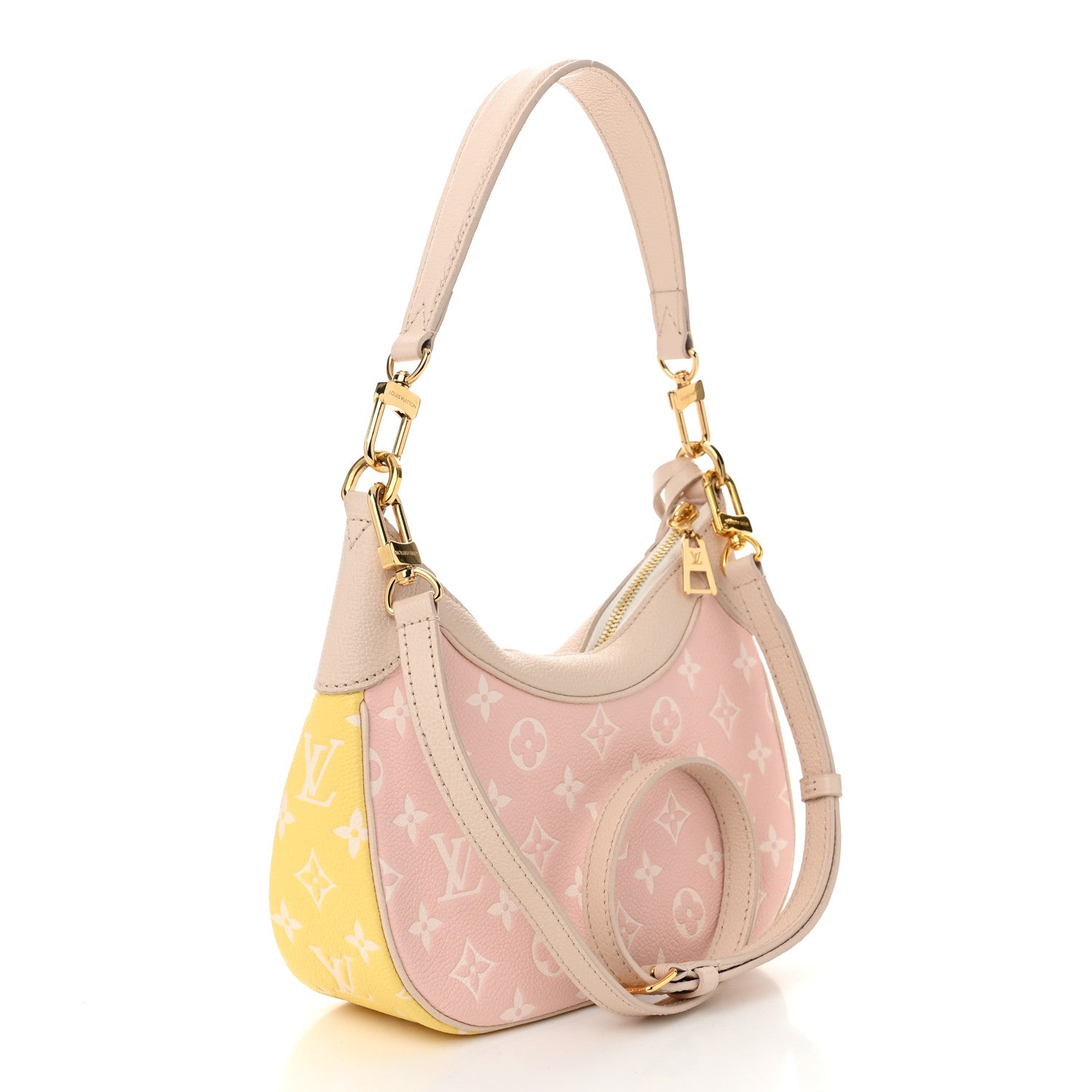 Louis Vuitton Empreinte Monogram Spring in the City Bagatelle NM Pink Beige Yellow 3 of 10
