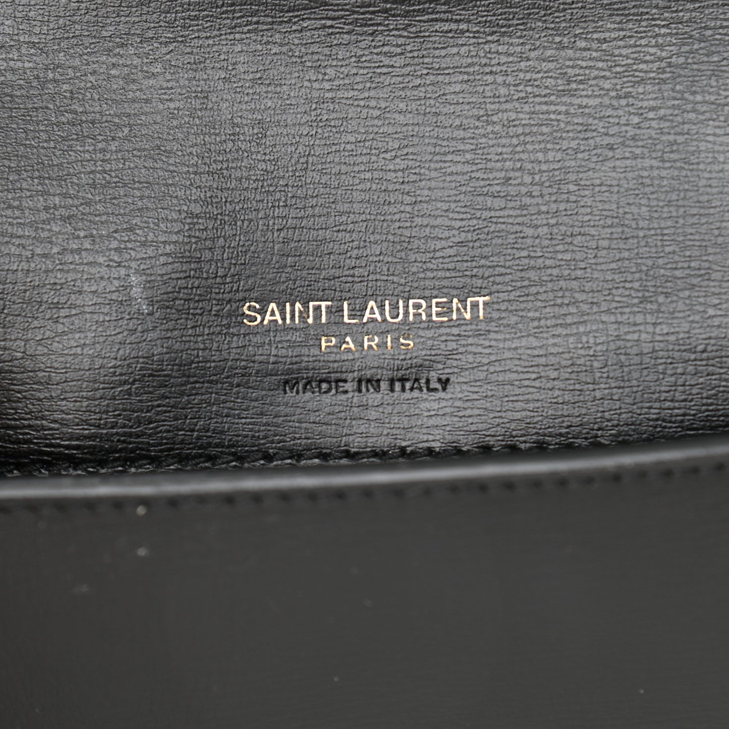 Smooth Calfskin Monogram Phone Holder Crossbody Black