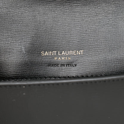 Saint Laurent Smooth Calfskin Monogram Phone Holder Crossbody Black 6 of 10