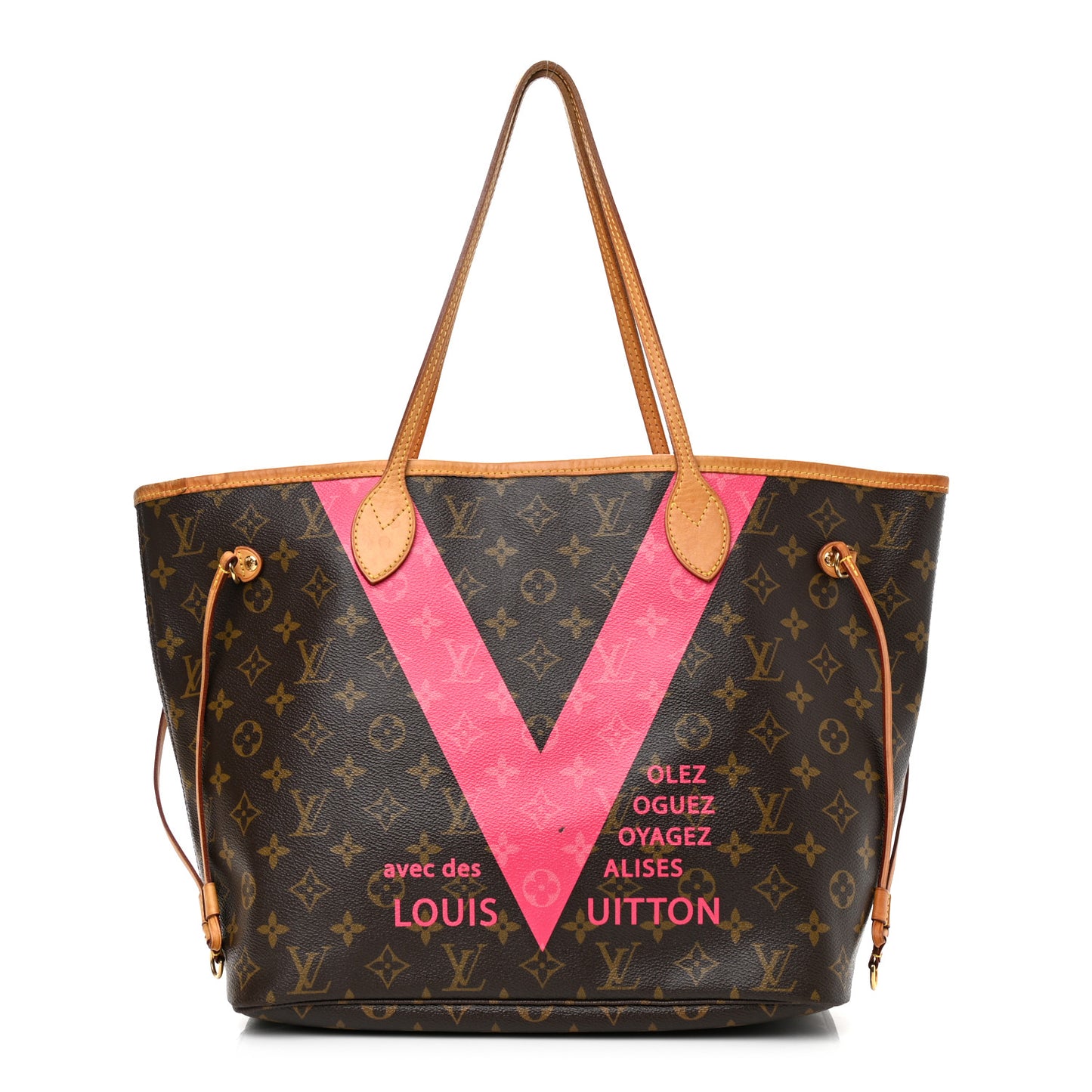 Monogram V Neverfull MM Grenade