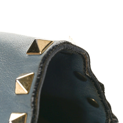 Valentino Garavani Vitello Rockstud Flap Shoulder Bag Light Stone 11 of 20