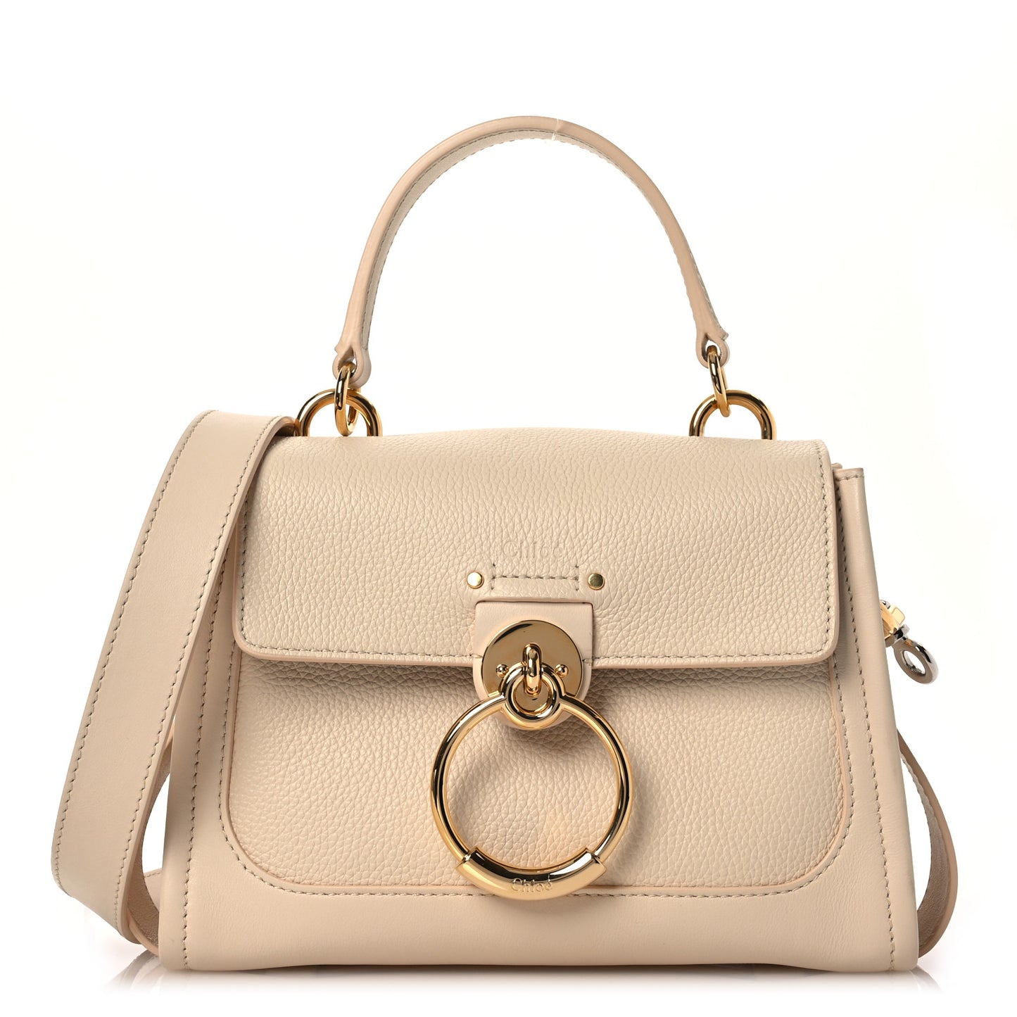 Calfskin Mini Tess Day Bag Sweet Beige