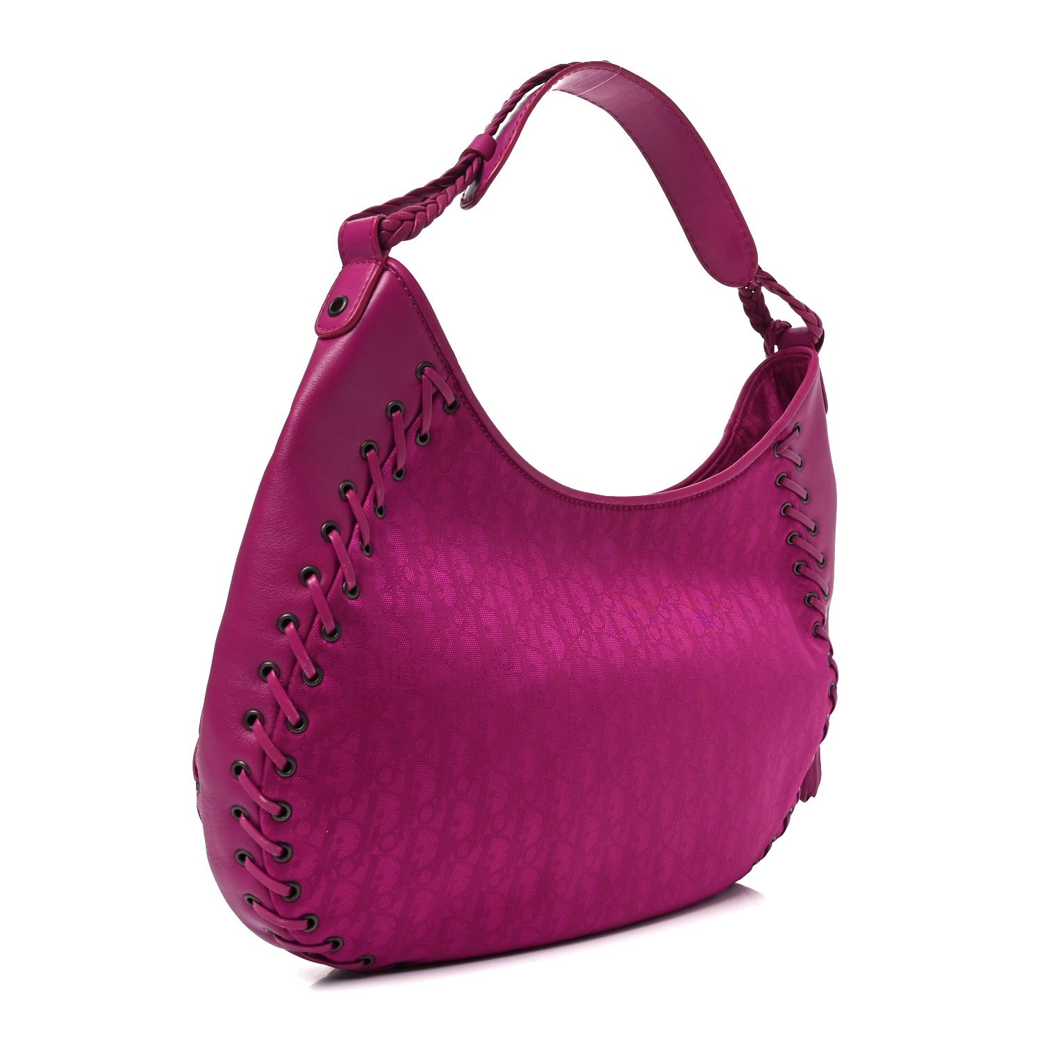 Christian Dior Monogram Ethnic Hobo Pink 2 of 10