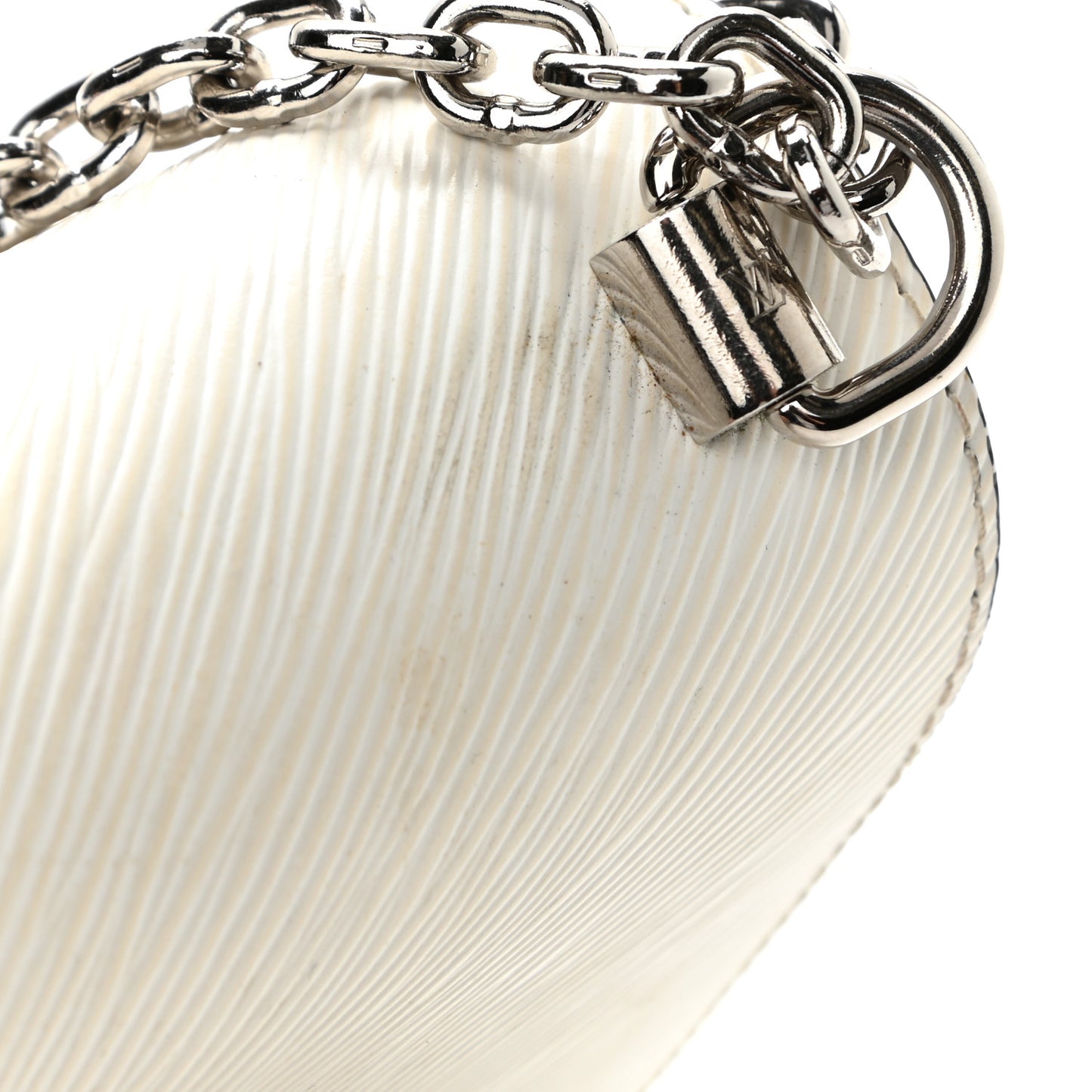 Epi Twist Shoulder Bag PM White